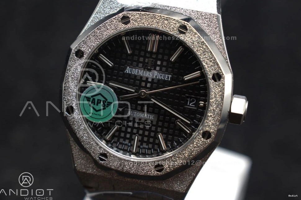 Edition On Black Textured Dial APSF SA3120 Oak 15454 Royal SS Best Clone Super 37mm Frosted 1:1 SS Bracelet 0223
